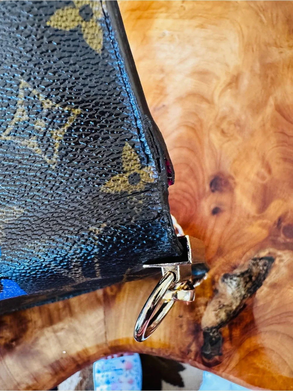 Louis Vuitton 2009 LV Monogram Insolite Wallet reinvented Crossbody vintage